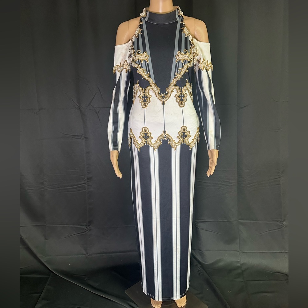 Sexy Long beaded dress